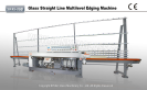 Glass Multilevel Edging Machine for 45 degree and Flat Edging